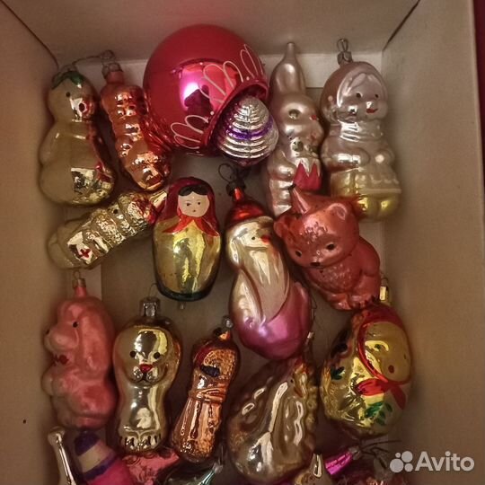 Елочные игрушки СССР