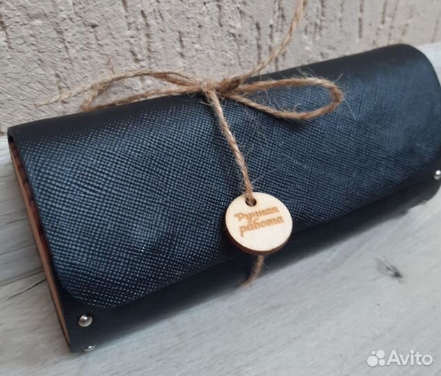 Футляр для очков из натуральной кожи