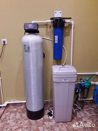 Фильтр умягчитель для воды. Комплект