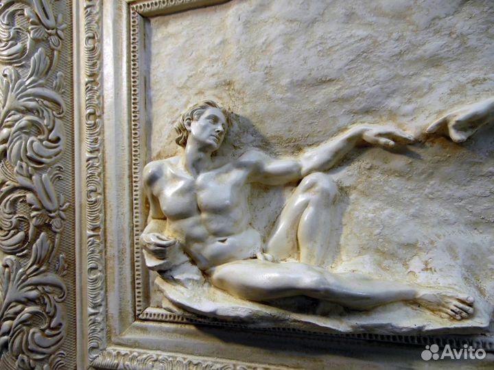 Панно барельеф оригинал Сотворение Адама