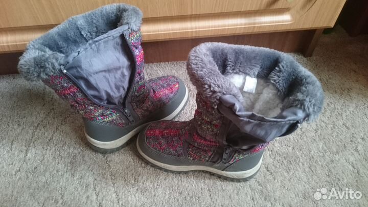 Сапоги зимние детские дутики р. 29