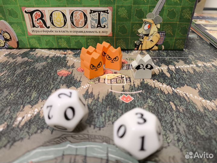 Настольная игра Корни + дополнение Механизмы