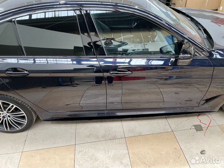 Лезвия M performance bmw 5 G30 черный глянец