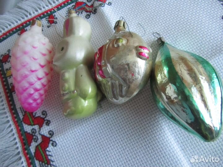Елочные игрушки СССР. Винтаж