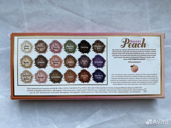 Новые тени Too Faced Sweet Peach