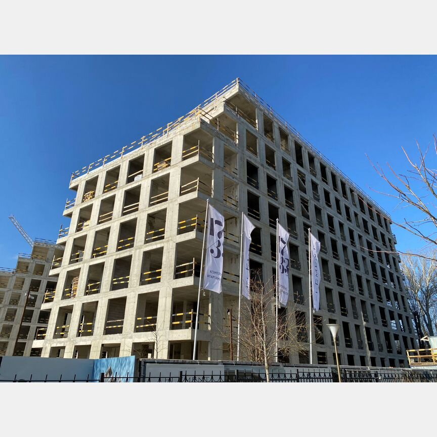 1-к. апартаменты, 42,9 м², 2/8 эт.