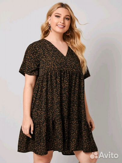 Платье женское shein plus size