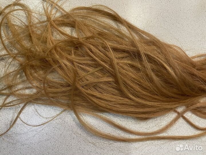 Волосы для наращивания блонд бу