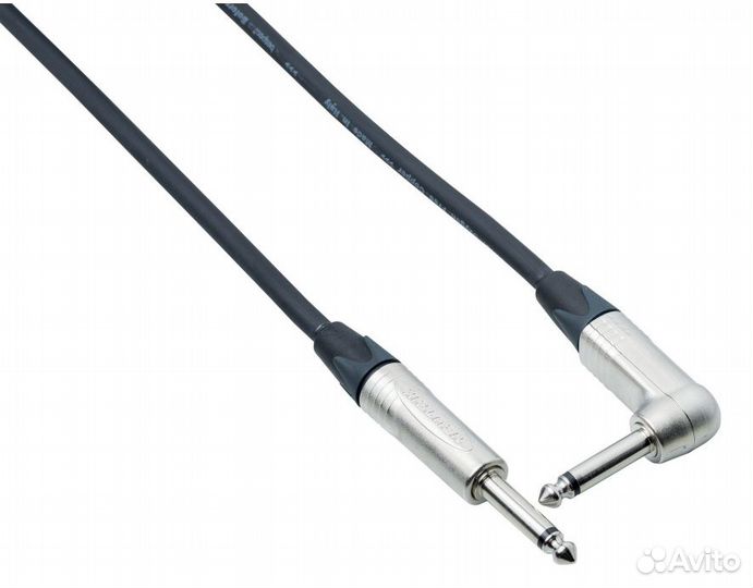 Кабель гитарный Bespeco NCP300 3 m (прямой/угловой