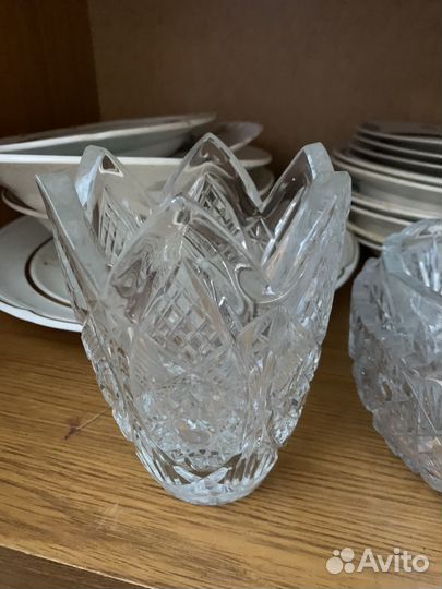 Хрустальная ваза
