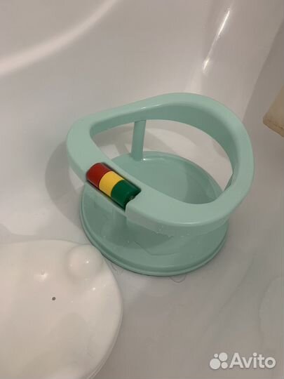 Стульчик +горка для купания младенца