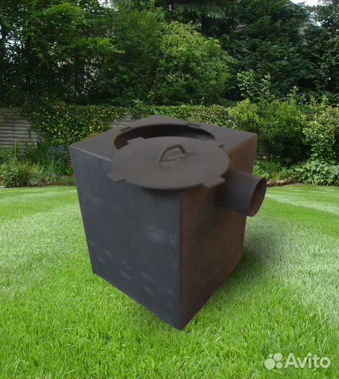 Буржуйка, печь для казана