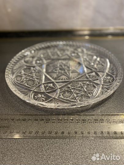 Хрустальный поднос