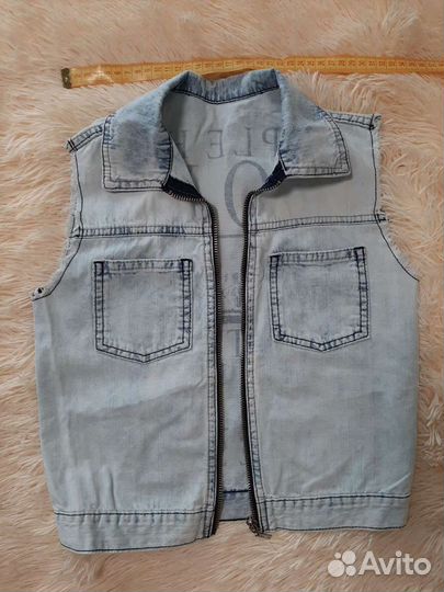 Джинсовая жилетка для мальчика Gloria jeans