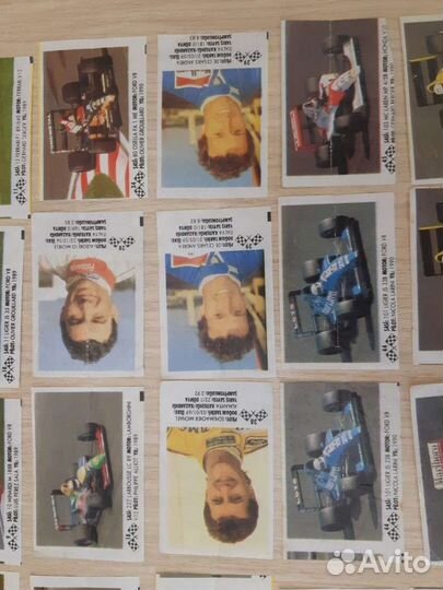 Вкладыши от жвачек Formula 1 (формула 1 )