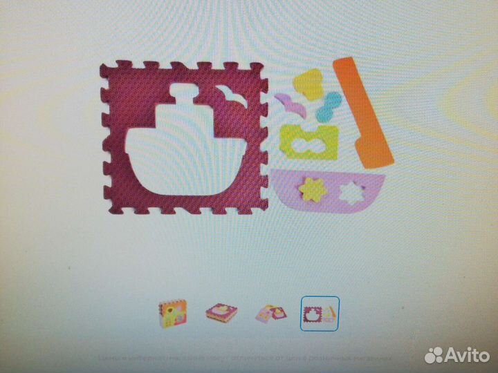 Развивающий коврик пазл