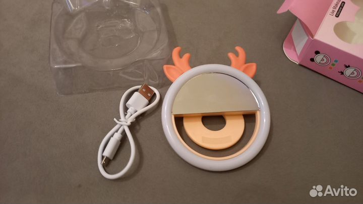 Кольцевой осветитель Live Makeup Phone Clip