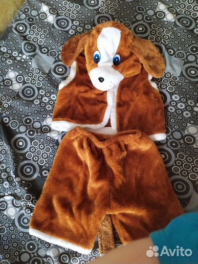 Новогодний костюм для мальчика собачки