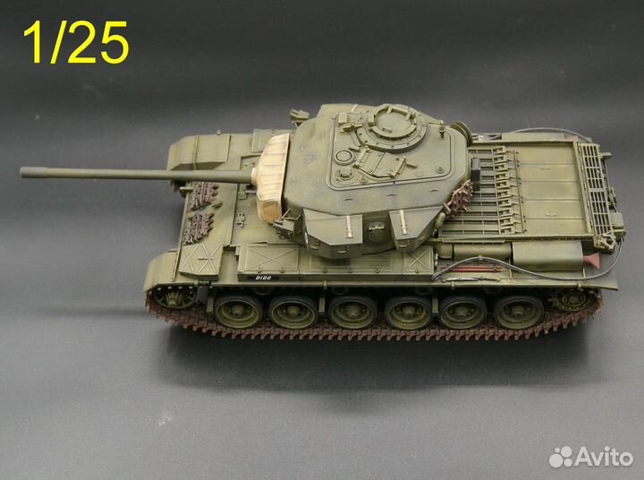Большая 1/25 модель танка Центурион Марк 3