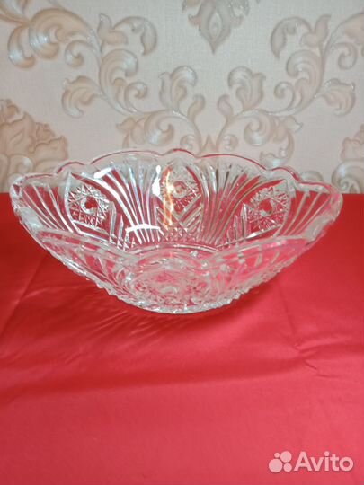 Салатник хрустальный