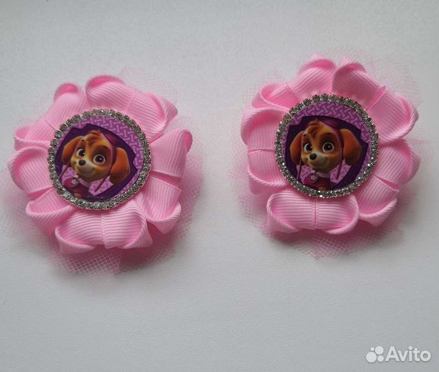 Резинки для волос щенячий патруль (скай)