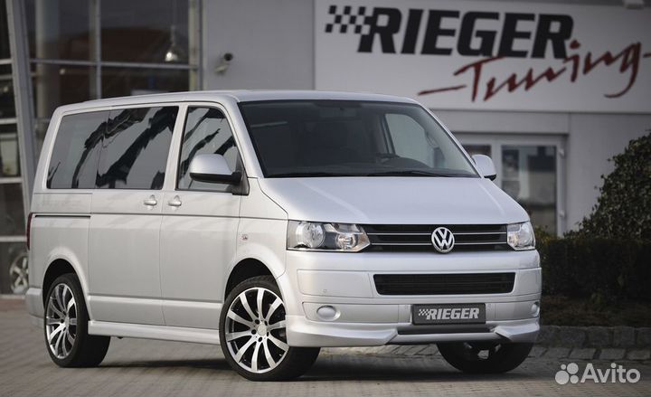 VW T5 GP 09-15 Спойлер переднего бампера Rieger