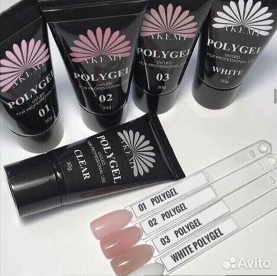 Полигель акригель для наращивания ногтей