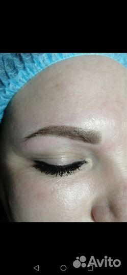 Перманентный макияж бровей