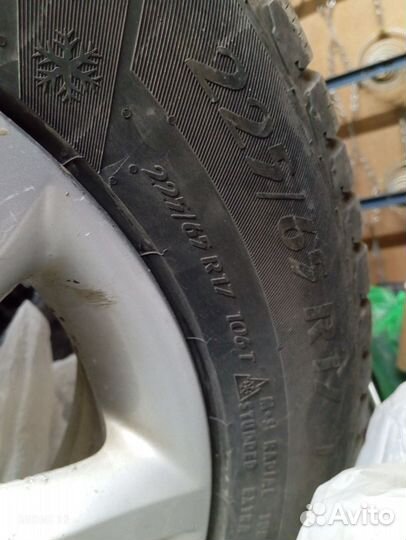 Колёса с дисками renault koleos 225/65 r17