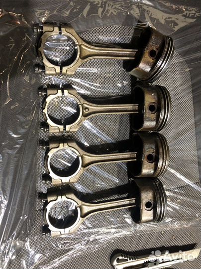 Поршень в сборе Rio Solaris 1.4 G4FA