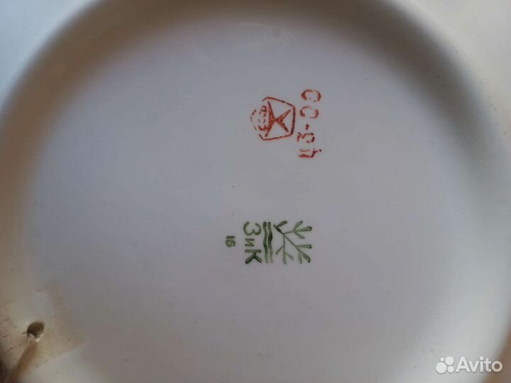 Настенная тарелка декоративная Птицы зик Конаково