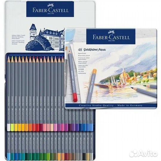 Набор акварельных карандашей Faber-castell 48цв