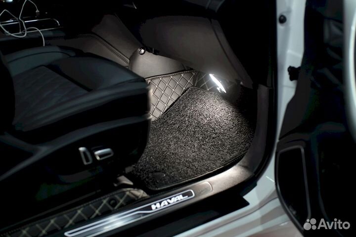 3D коврики из экокожи Haval