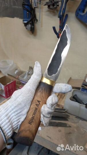 Нож якутский ручной работы