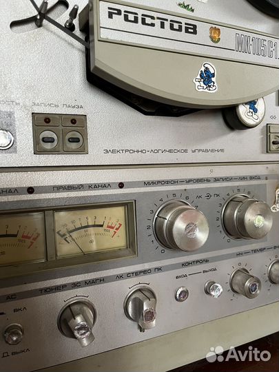 Катушечный магнитофон Ростов мк.105C1