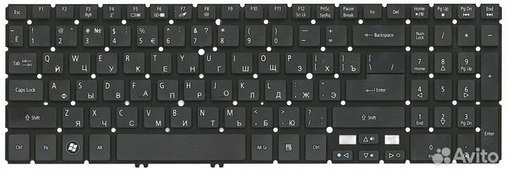 Клавиатура Acer Aspire V5, V5-531, M5-581T черная