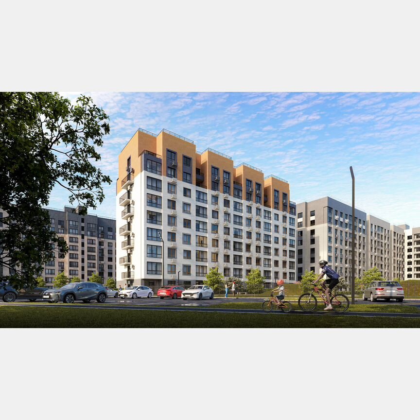 3-к. квартира, 73,8 м², 1/9 эт.