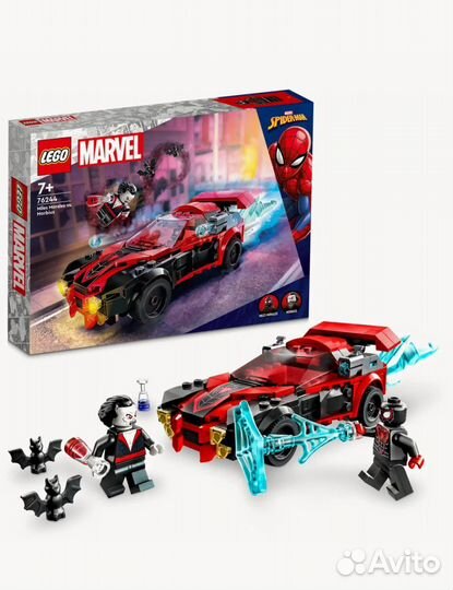 Lego Super Heroes 76244 Майлс Моралес и Морбиус