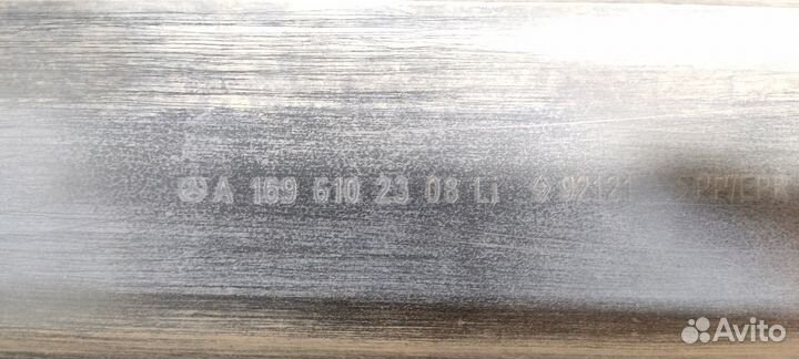 Накладка порога наружняя левая A 169