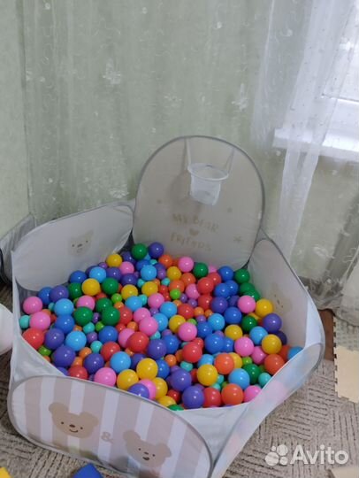 Сухой бассейн с шариками бу, детский