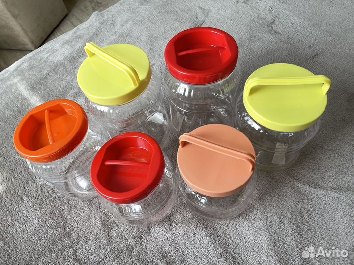 Банки пэт с крышкой