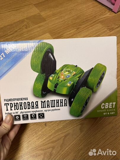 Машинка перевертыш на радиоуправлении трюковая