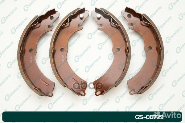 GS-06729 Колодки барабанные G-brake GS-06729 GS