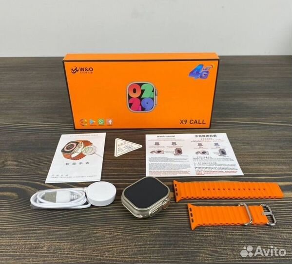 SMART watch x9 call 4g ultra android / интернет