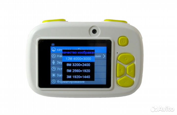 Детский цифровой фотоаппарат Kids Cam панда, белый