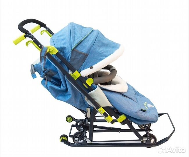 Детские санки коляска ника 7-2