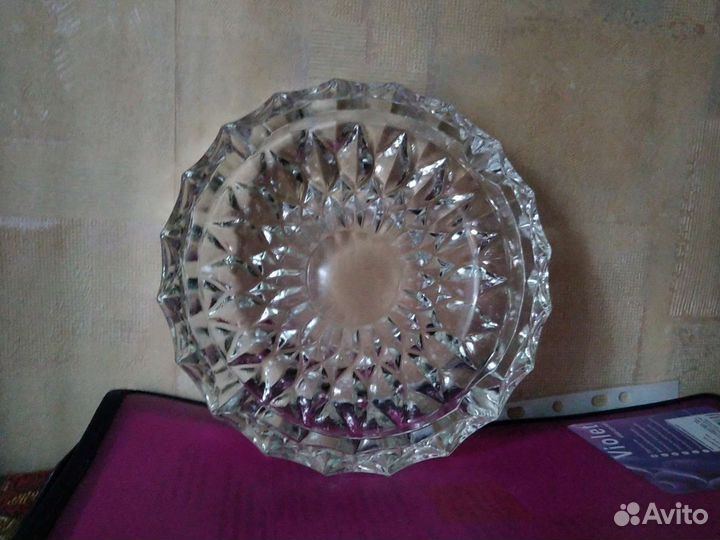 Хрустальная пепельница