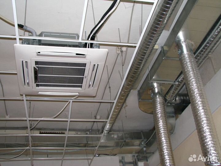 Монтаж систем вентиляции и кондиционирования