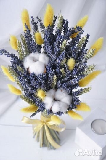 Композиция из сухоцветов, букет, цветы