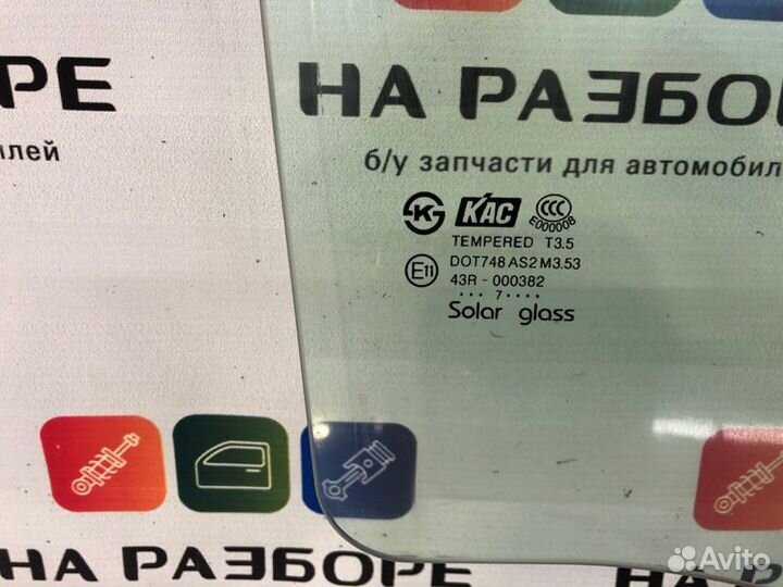 Стекло двери заднее правое Chevrolet Captiva C100